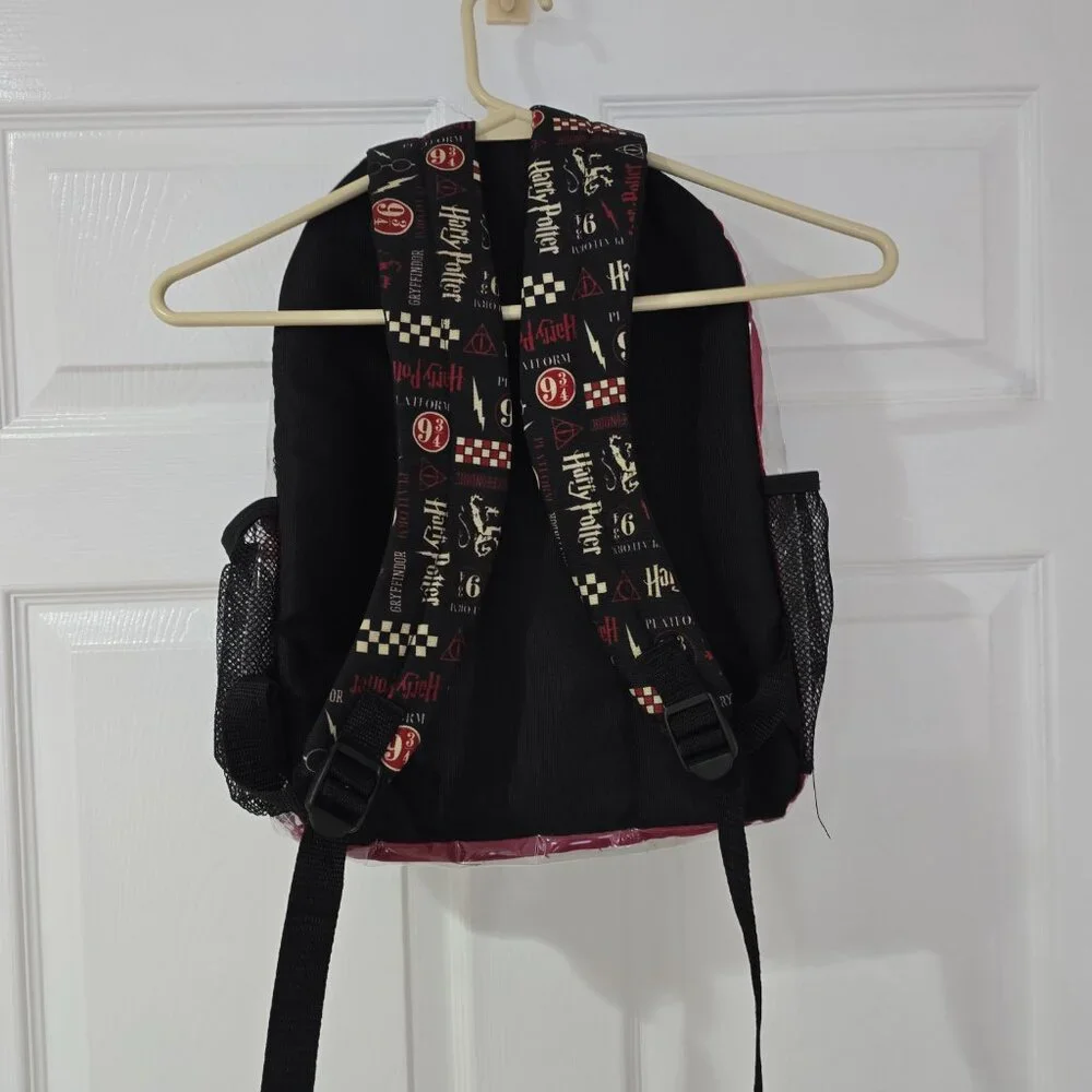 Harry‎ Potter Hogwarts Express Platform 9 3/4 Plastic Fabric Backpack Adjustable